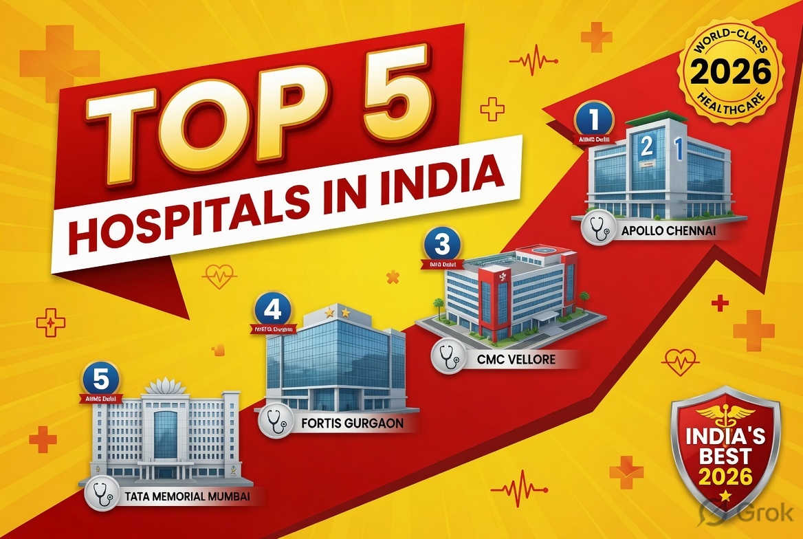 Top 5 Hospitals in India for World-Class Healthcare (2026)